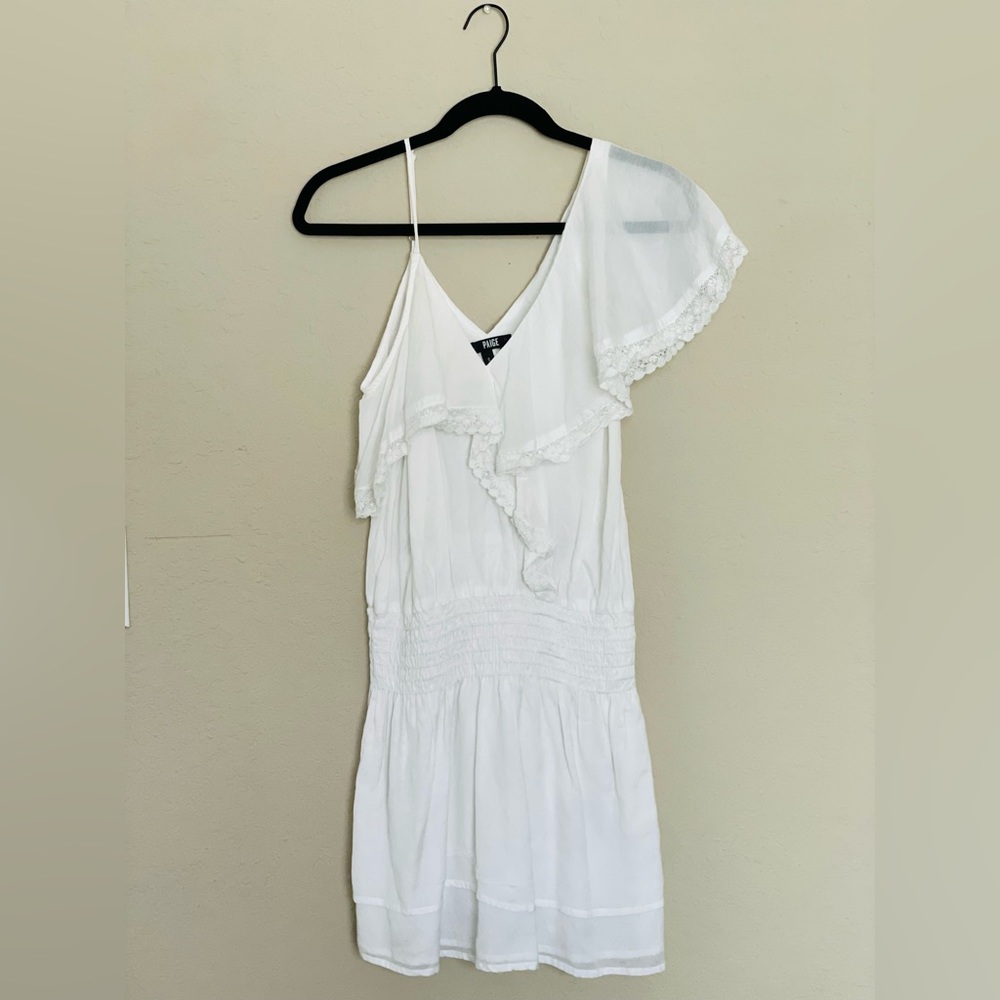 White mini dress